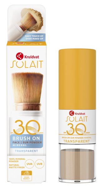 SPF30 Brush on Face Transparant Sun Powder
